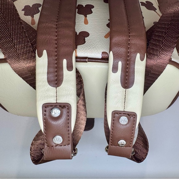 Loungefly Disney Parks Mickey Ice Cream Bar Mini Backpack Like New 💎🍦 - Picture 10 of 15